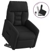 VidaXL Fotoliu rabatabil cu ridicare pe verticală, negru, textil 3303034