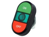 Comutator dublu 22mm roșu/verde IP66