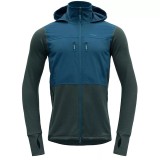 Devold Her&oslash;y Hybrid Merino JKT Man Woods/Flood M, Jacheta Lana Merino, Vreme Schimbatoare, Impermeabila, Respirabila, Buzunare Fermoar