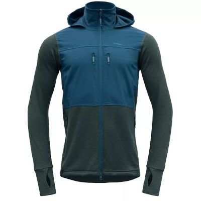 DEVOLD Her&amp;oslash;y Hybrid Merino JKT Man woods/flood M foto