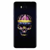 Husa silicon pentru Huawei Y6 2017, Colorfull Skull