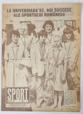 SPORT , REVISTA ILUSTRATA LUNARA A C.N.E.F.S. , NR. 7 , IULIE , 1983 foto