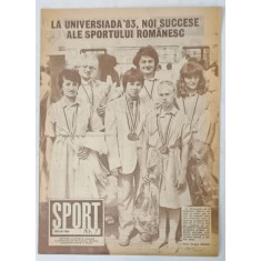 SPORT , REVISTA ILUSTRATA LUNARA A C.N.E.F.S. , NR. 7 , IULIE , 1983