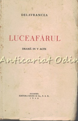 Luceafarul. Drama In V Acte - 1940 foto