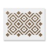 Sablon Perete vopsire, tencuiala 900x600x0.7mm Urban Tribal Refolosibil, model MXSP7105, Oem