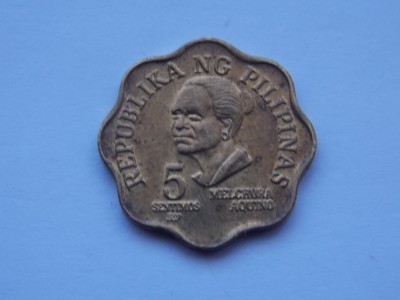 5 SENTIMOS 1980 FILIPINE foto