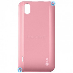 LG P970 Optimus Capac alb pentru baterie, ușa bateriei piesă de schimb roz HN1 0702