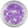 Paiete - hexagoane cu gol &icirc;n mijloc, violet deschis, INGINAILS