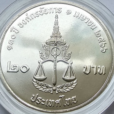 20 Baht 2023 Thailanda, Public Prosecution Institution, unc, capsula, 32mm