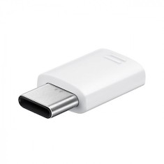 Adaptor Date si Incarcare microUSB - USB-C Samsung, Alb EE-GN930BWEGWW