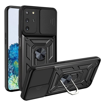 Husa Samsung Galaxy S20 Plus protectie camera Techsuit CamShield Series, negru foto