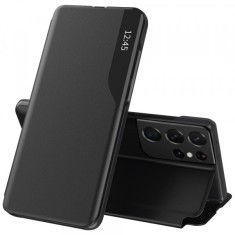 Husa pentru Samsung Galaxy S21 Ultra 5G G998, Techsuit, eFold, Neagra