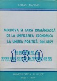 Moldova Si Tara Romaneasca De La Unificarea Economica La Unir - Adrian Macovei ,558294