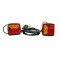 Lampa auto pentru remorca RapidAuto 99LT222E, 12/24V; cu magnet; cu Lucas; cu lumini nr inmatriculare; cu lumina parcare; cu lumina frana; patrat; su