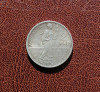 Romania, moneda 2 lei 1914, argint, Regele Carol I