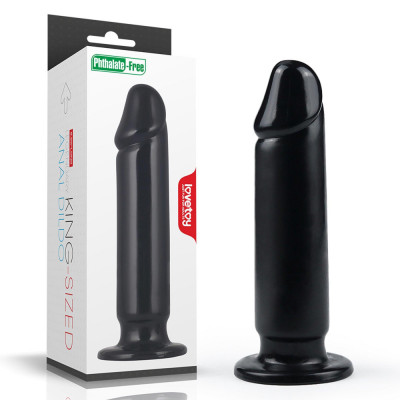 Dildo negru din latex cu penis flexibil cu ventuză de aspirație foto