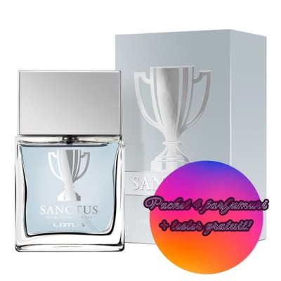 Set 4 Apa de parfum Sanctus, Revers, Barbati, 100ml + Tester 100 ml GRATUIT foto
