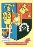 TSV* - MAXIMA HUNEDOARA - STEMA JUDETULUI HERALDICA `78 STAMPILA 2