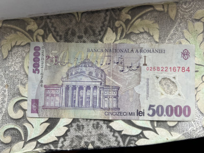 Bancnota de 50.000 lei din 2001 foto