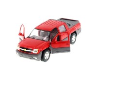 Macheta auto Chevrolet Avalanche pick-up rosu 2002, 1:24 Welly foto