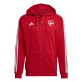 FC Arsenal hanorac de bărbați cu glugă dna full-zip scarle - S, Adidas