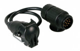 Adaptor fisa priza remorca 13-7 poli cu cablu 40cm Garage AutoRide, Lampa