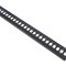 Conector patch panel fibră optică 19" negru