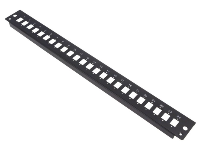Patch Panel Fibră Optică 19" Negru RACK