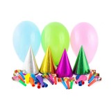 Set accesori petrecere 36 piese baloane trompete coifuri