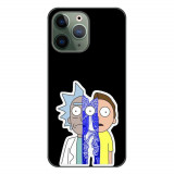 Husa compatibila cu Apple iPhone 11 Pro Silicon Gel Tpu Model Rick And Morty Connected