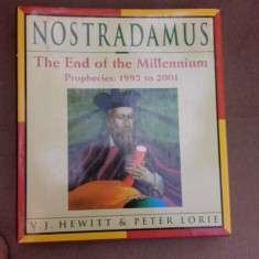 The end of the millennium, prophecies 1992 to 2001 - Nostradamus (carte in limba engleza)