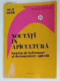 NOUTATI IN APICULTURA , BULETIN DE INFROMARE SI DOCUMENTARE APICOLA , NR. 3 , 1978 , URME DE UZURA