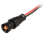 Lampă LED de Control Portocalie 220V &Oslash;11mm IP40
