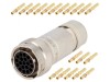Conector Circular Crimpat pe Cablu 19 PIN RT360 Mufă Mamă