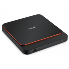 SSD extern LaCie Portable, 2 TB, USB 3.0 Tip C, Negru foto