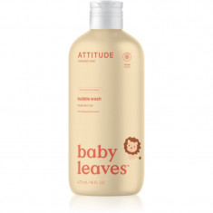Attitude Baby Leaves Pear Nectar spuma de baie pentru copii 473 ml
