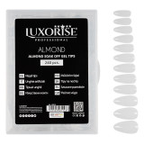 Tipsuri Unghii Dizolvabile Migdala Soak Off - Almond Full Nail, 240 buc