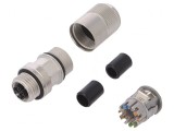 Mufă M12 8-PIN Mamă IP67 IDC Drept