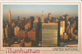 SUA NEW YORK CITY: WTC TWIN TOWERS EMPIRE STATE BUILDING UNITED NATION UNUSED PC, Circulata, Fotografie