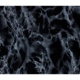 Set 4 Autocolant Marmura Negru cu Albastru 60x200cm Autoadeziv Mobila