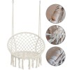 Hamac suspendat, leagan tip cuib cu spatar confortabil, pentru o persoana, interior si exterior, 50x70x100 cm, RESIGILAT, ProCart