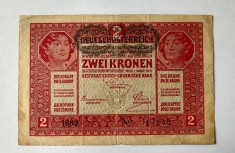 Austro-Ungaria - 2 Kronen / Corona 1912 - Stampila speciala foto