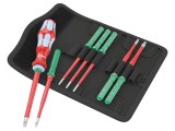 Kit şurubelniţe izolată WERA slim 1kVAC Torx&reg;, 8 bucăți, etui