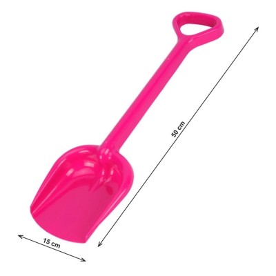 Lopata pentru nisip, Technok (2766), 50 cm, roz foto