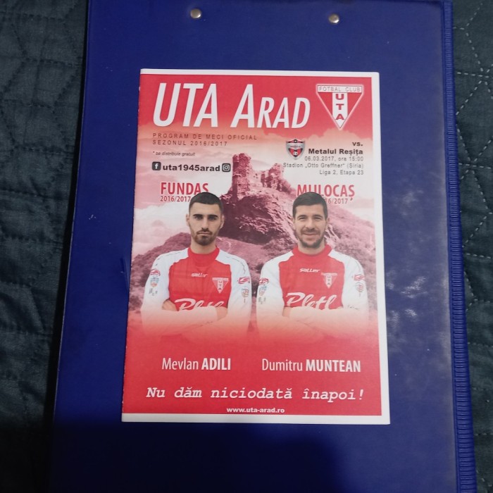 Program UTA - Metalul Resita