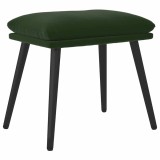 Cumpara ieftin Taburet, verde inchis, 45x29,5x35 cm, catifea