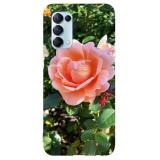 Husa compatibila cu Oppo A5 (2020) model Blooming Rose, Silicon, TPU, Viceversa, Transparent, Carcasa