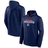 New York Rangers hanorac de bărbați cu glugă RINK Performance Navy-Athletic Red - M