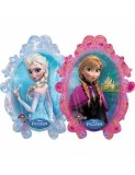 Balon Folie Oglinda Elsa &amp; Ana Frozen 63 x 78 cm ANAGRAM