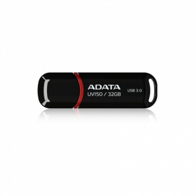 Stick memorie USB AData UV150 32 GB USB 3.0 negru foto